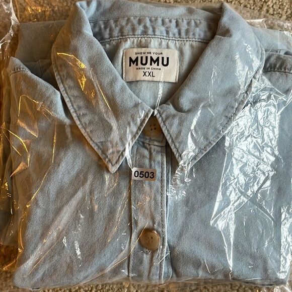 Show Me Your Mumu Birmingham Dress Clear Skies Size XXL NWOT - Picture 13 of 13